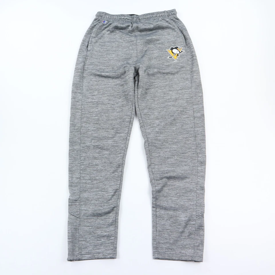 Pantalón de chándal Champion Pittsburgh Penguins para hombre gris medio cremallera al tobillo Foto 1 de 4