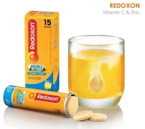 Redoxon Double Action Vitamin C 1000mg + Zinc 10mg Orange Effervescent Tablet - Picture 1 of 5