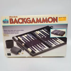 Vintage 1987 Pavilion Ultra-Tech Backgammon Spiel brandneu in OVP - Bild 1 von 9