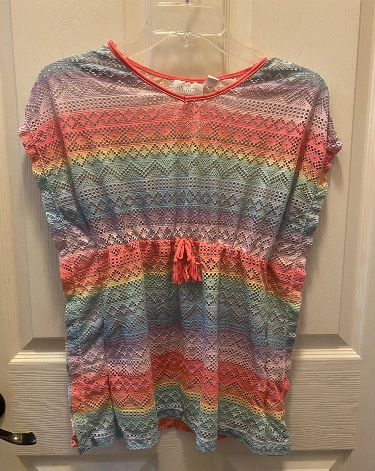 Capa de maiô infantil feminina tamanho M 7/8 - Imagem 1 de 4