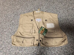 NWT Crytal River "Shorty" Fly Fishing Vest Mens M Tan 16 Pockets. DJM#20 - Picture 1 of 9