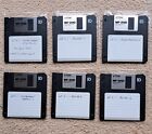 WordPerfect 5.1 for DOS - 6 x 3.5" Floppy Disks inc Installation & Learning Info