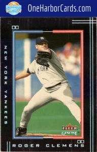 Fleer 2002 genuino New York Yankees #85 Roger Clemens - Imagen 1 de 2