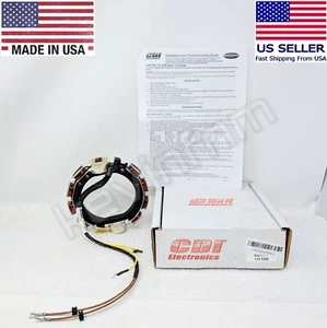 NEW **GENUINE** CDI® 173-1225 Johnson / Evinrude Stator 4 Cyl 6 Amp PP4 '73-'77 - Picture 1 of 11