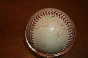 Curtis King Pitcher St. Louis Cardinals / Memphis Redbirds Signed Baseball (114) - Picture 1 of 5