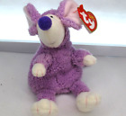 Ty Beanie Baby Ratzo le rat violet (7,5 pouces) comme neuf avec étiquettes vintage retraité