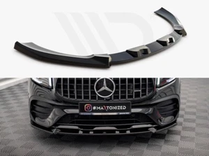 For Mercedes AMG GLB 35 X247 Front Diffuser Diffusor Maxton Design Gloss Black - Picture 1 of 5