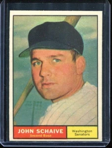 1961 Topps Baseball # 259 John Schaive (NM) Near Mint - Picture 1 of 2