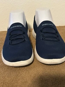 Skechers Womens Blue Sneakers Max Comfort 7M - Picture 1 of 6