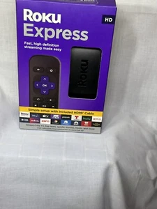 Roku Express Cable Remote - Black (3930R) Brand new, - Picture 1 of 4