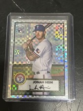 2021 TOPPS CHROME PLATINUM ANNIVERSARY JONAH HEIM X-FRACTOR ROOKIE CARD#73 SP