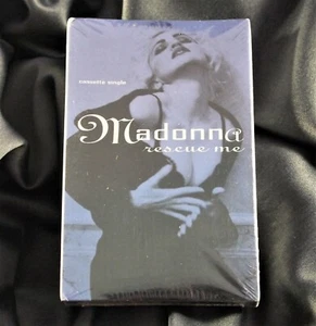 MADONNA SEALED RESCUE ME CASSETTE SINGLE TAPE SR SIRE 1991 - Picture 1 of 5