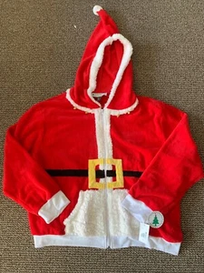 Santa Clause Hoodie mit Reißverschluss Größe 3X - Bild 1 von 3