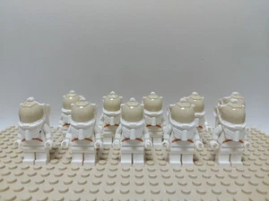 (MENGE 10) LEGO Weltraumforschung Astronaut Minifigur - Bild 1 von 9