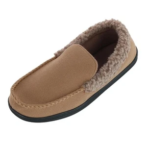 Isotoner Men's Brushed Knit Lewis Moccasin Slipper - Picture 1 of 11