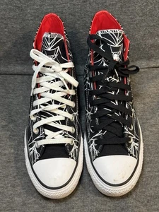 Converse Cons ALLSTAR Pro Black Widow Spiderweb - Women's 9.5 / Men's 7.5 - Picture 1 of 9