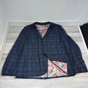 Ted Baker Blazer Herren Gr. 4 (US 40) Leinen Baumwollmischung unstrukturiert 2 Knöpfe - Bild 1 von 8
