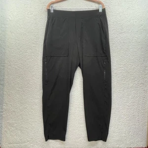 Pantalones Athleta para mujer 12 negros Brooklyn tiro medio tobillo utilitario carga jogger gimnasio - Imagen 1 de 12
