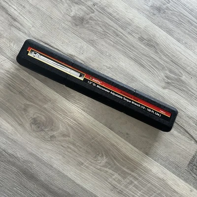 Ampro T39913, 1/2" llave dinamométrica ajustable 10-150 pies Lbs. Con estuche.  Foto 1 de 3