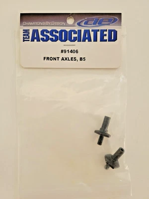 Team Associated #91406 Front Axles Fits: RC10B5 and RC10B5M Factory Sealed New - Image 1 of 4