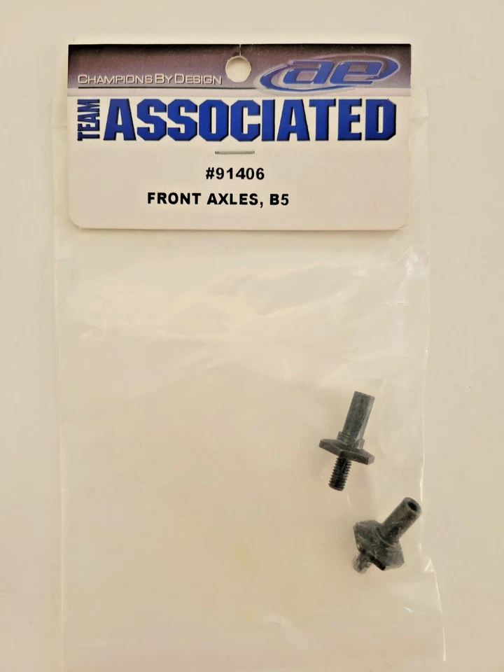 Team Associated #91406 Front Axles Fits: RC10B5 and RC10B5M Factory Sealed New - Image 1 of 4