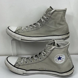 Converse All Star Chuck Taylor High Top Shoes Unisex Mens 12 Women 14 Gray - Picture 1 of 11