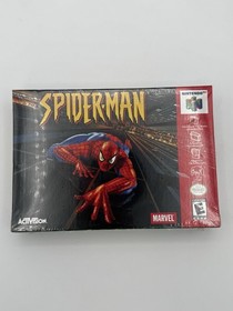 Spiderman 1st Print (Nintendo 64,) N64 New Factory Sealed Rare - WATA CGC VGA