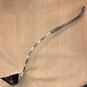 F B Rogers Silverplate Solid Punch Ladle w/ Twist Handle No Monograms, No Issues - Picture 1 of 15
