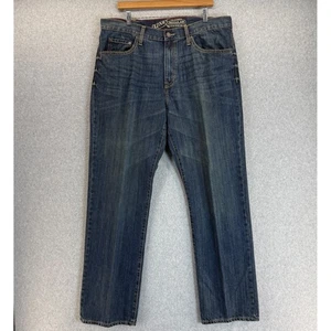 Jeans Old Navy Calce Regular Denim Lavado Oscuro Todos los Días Informales Algodón Hombres Talla 38x34 - Imagen 1 de 12