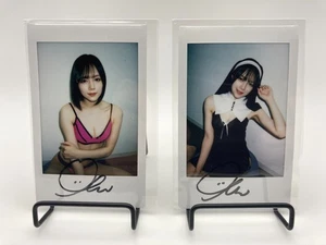 Remu Suzumori Cheki Instax Polaroid Photo Autographed Signed Set of 2 - Picture 1 of 1