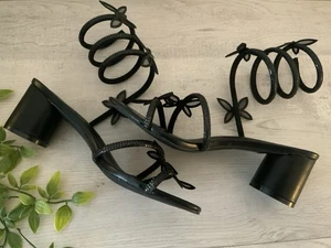 NUEVO EN CAJA TACONES ENVOLVENTES AL TOBILLO MARIPOSA AZALEA WANG QUINTON 10 - Imagen 1 de 8