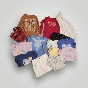 Girls shirt tank tops shorts leggings pants dress bundle lot Assorted Kids' - Picture 1 of 12