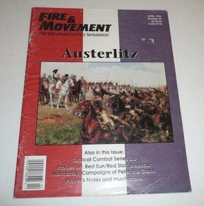 Fire & Movement Austerlitz War Game RPG Gaming Magazine 1994 Military Conflict  - Picture 1 of 2