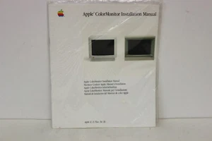 APPLE COLOR MONITOR INSTALLATION MANUAL APPLE II II PLUS IIE IIC NEW 030-1244-A - Picture 1 of 3