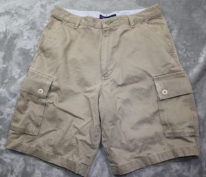 Tommy Hilfiger VTG 2003 Cargo Shorts Men's Size 32 Khaki Inseam 9" Zip Fly - Picture 1 of 19