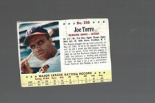 1963 POST CEREAL BASEBALL CARD-#156-JOE TORRE-VG