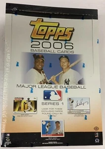 2006 Topps Series 1 confezione rack scatola da baseball sigillata in fabbrica confezione da 24 - Foto 1 di 5