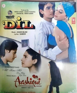 Dil / Aashiqui Bollywood Hindi Combo OST Audio CD, Anuradha, Udit Narayan, Kumar - Bild 1 von 2