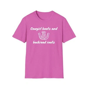 Cowgirl Boots T-Shirt, Country Tee for Rodeos, Southern, Gifts for Her, Pride - Picture 1 of 25