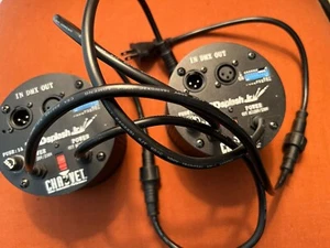 Pair (2) Chauvet LED x 86, ColorSplash Jr. Par83 DJ Stage Lighting Lights Lamps - Picture 1 of 3