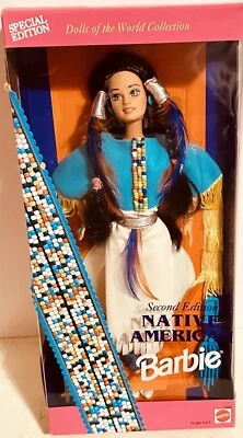 Barbie nativa americana 1993 edición especial muñecas del mundo ¡En caja original! #11609 Foto 1 de 4