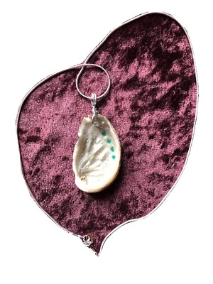 collanina argento con ciondolo conchiglia e Swarovski handmade - Immagine 1 di 4