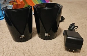 JBL Jembe 2.0 Speakers Set Of 2 Desktop PC Mac Tested - Picture 1 of 4