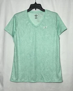 Under Armour women’s Short Sleeve Loose Velocity Polka Dot Print T-Shirt Sz M - Picture 1 of 5