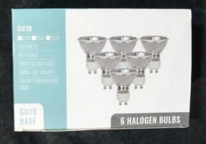 GU10 LED Bulbs 6-Pack [50W Equivalent]  2800K-6 - Picture 1 of 3