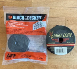 Eagle Claw Monofilament Fishing Line 4 lb. Black & Decker Automatic Feed Spool - Picture 1 of 8