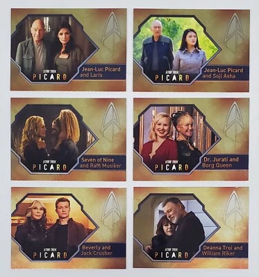 2024 Star Trek Picard Seasons 2 & 3 18 Relationships Complete 18 Card Set R1-R18 - Image 1 of 4