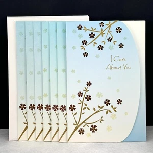 LOT OF 7 AMERICAN GREETINGS THINKING OF YOU Cards + Envelopes, Heartfelt Care - Picture 1 of 6