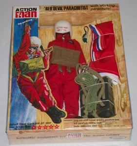 vintage action man 40th anniversary red devil parachutist card mint boxed - Picture 1 of 7