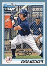 2010 Bowman Prospects Blue #BP95 Slade Heathcott Yankees NM-MT /520 